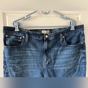 Madewell High Rise Slim Boy Jean